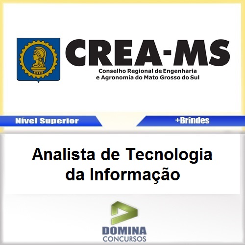 Apostila CREA MS 2017 Analista Tecnologia Informação
