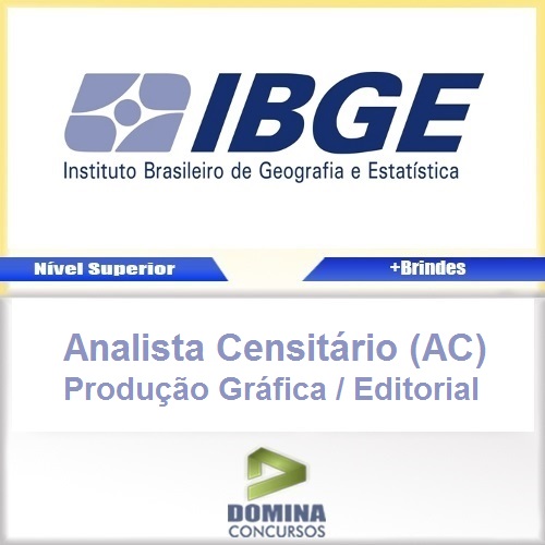 Apostila Concurso IBGE 2017 Produção Gráfica Editorial