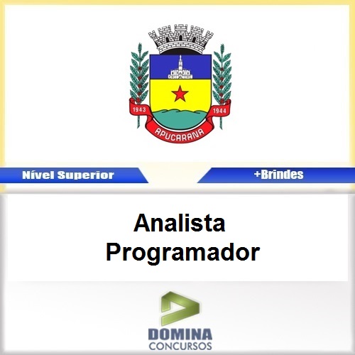 Apostila Apucarana PR 2017 Analista Programador