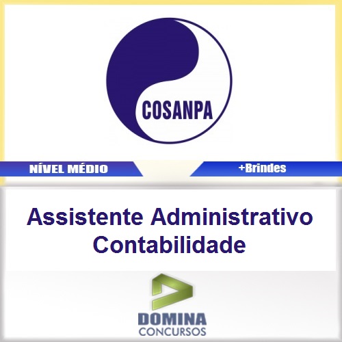 Apostila COSANPA 2017 Assistente ADM Contabilidade