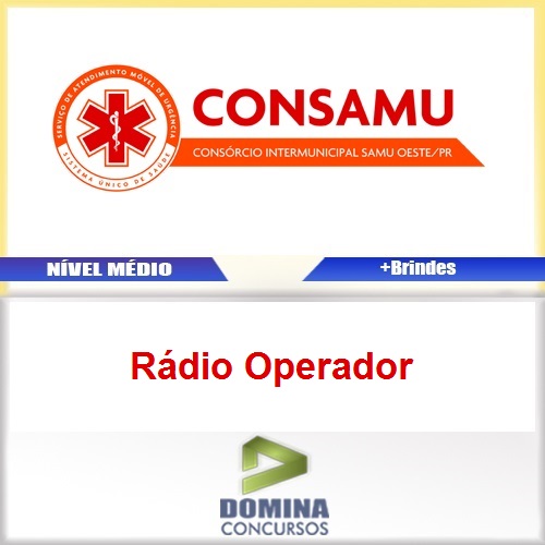 Apostila CONSAMU 2017 Rádio Operador Download