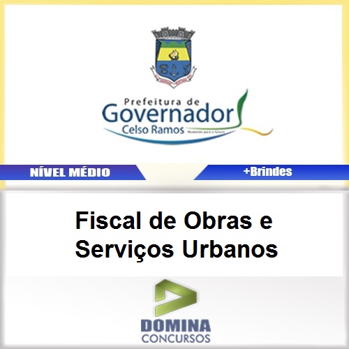 Apostila Celso Ramos SC Fiscal Obras Serviços Urbanos