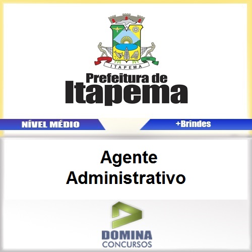 Apostila Itapema SC 2017 Agente Administrativo PDF