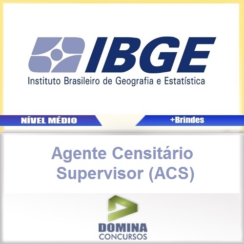 Apostila IBGE 2017 Agente Censitário Supervisor ACS