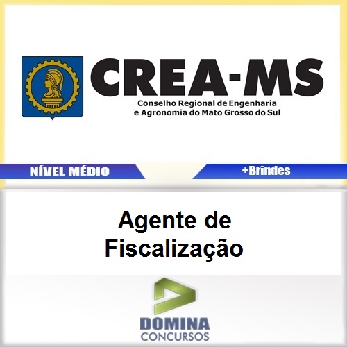 Apostila CREA MS 2017 Agente de Fiscalização