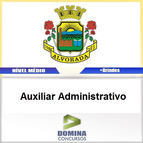 Apostila Alvorada RS 2017 Auxiliar Administrativo