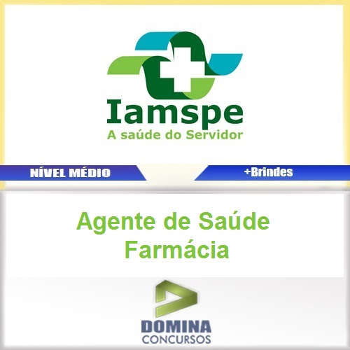 Apostila Concurso IAMSPE 2017 Agente Saúde Farmácia