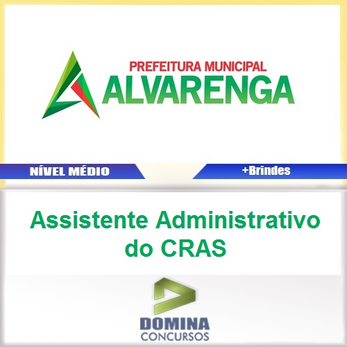 Apostila Alvarenga MG 2017 ASS Administrativo CRAS