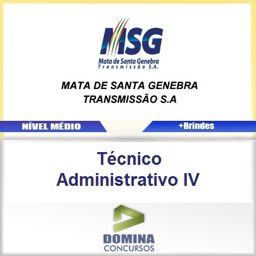 Apostila MSG 2017 Técnico Administrativo IV Download