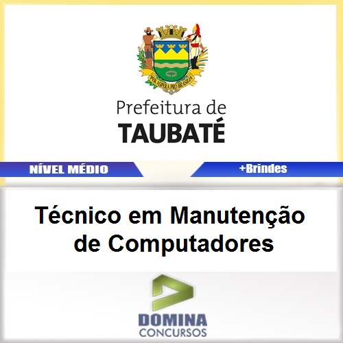 Apostila FUST Taubaté SP 2017 TEC MAN Computadores