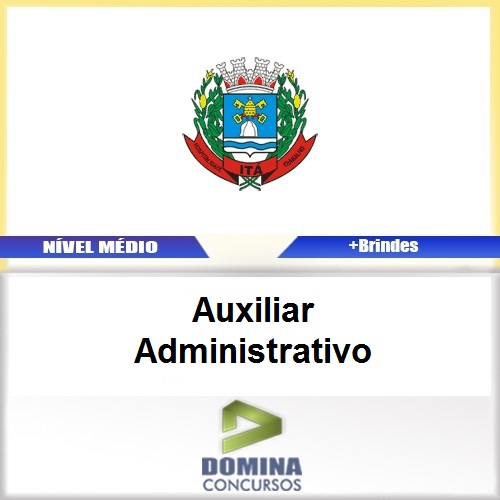 Apostila Concurso Itá SC 2017 Auxiliar Administrativo