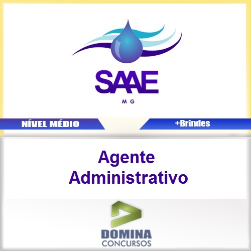 Apostila SAAE MG 2017 Agente Administrativo