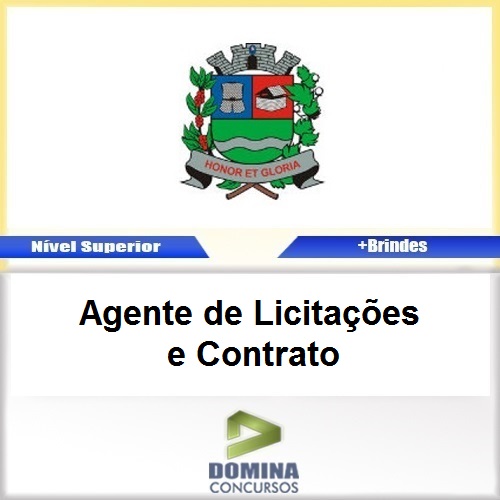 Apostila Mogi Guaçu SP 2017 AGT Licitações Contrato