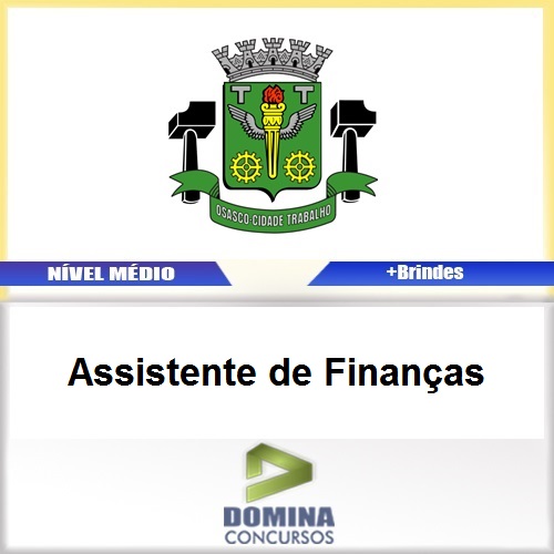 Apostila Osasco SP 2017 Assistente de Finanças PDF
