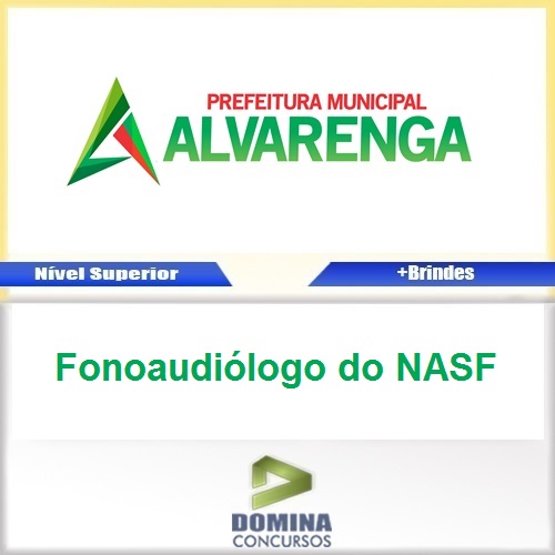 Apostila Alvarenga MG 2017 Fonoaudiólogo NASF