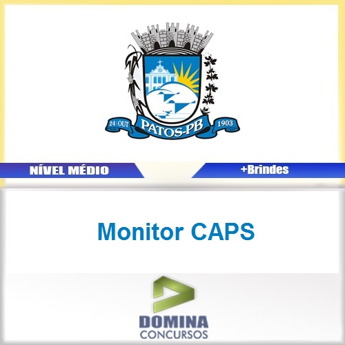 Apostila Concurso Patos PB 2017 Monitor CAPS