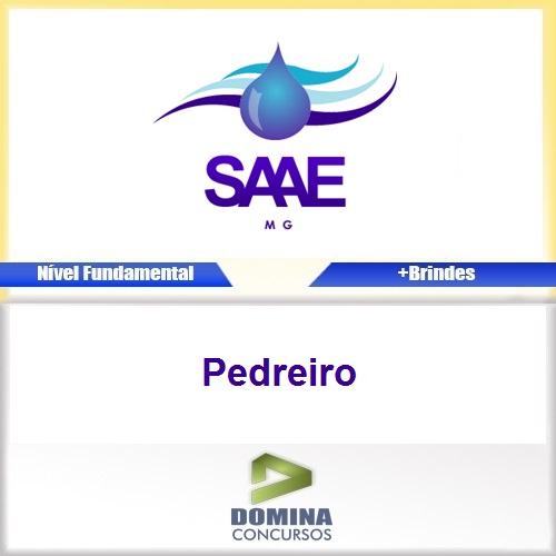 Apostila Concurso SAAE MG 2017 Pedreiro
