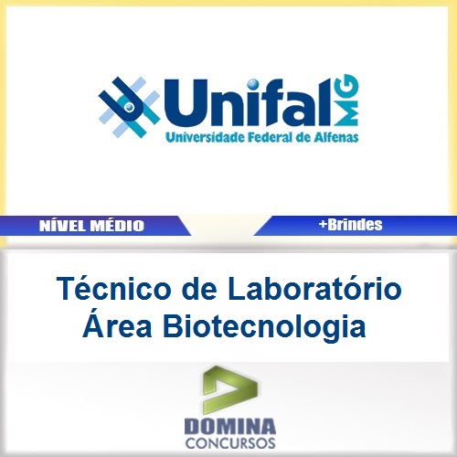 Apostila UNIFAL 2017 TEC Laboratório Área Biotecnologia