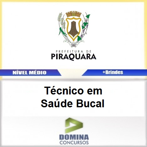Apostila Piraquara PR 2017 Técnico em Saúde Bucal