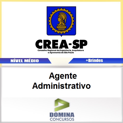 Apostila CREA SP 2017 Agente Administrativo PDF