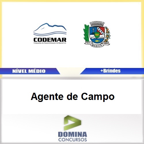 Apostila Concurso CODEMAR RJ 2017 Agente de Campo