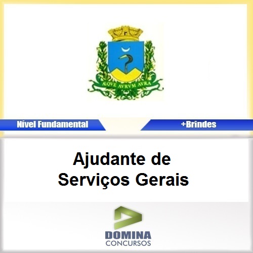 Apostila Caconde SP 2017 Ajudante de Serviços Gerais
