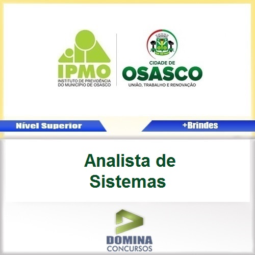 Apostila IPMO Osasco SP 2017 Analista de Sistemas