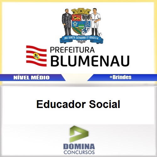 Apostila Blumenau SC 2017 Educador Social PDF