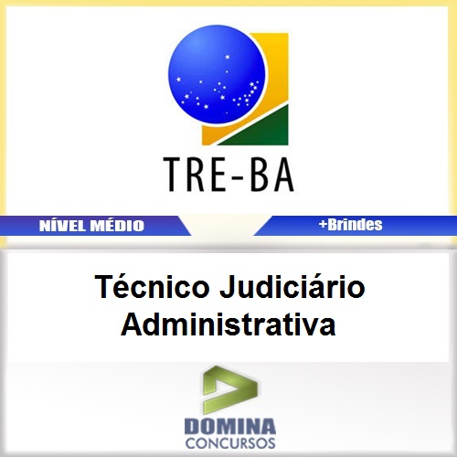 Apostila TRE BA 2017 Técnico Judiciário Administrativa