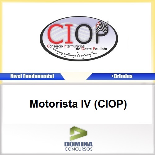 Apostila Concurso CIOP 2017 Motorista IV CIOP