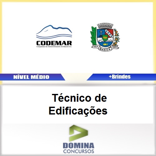 Apostila CODEMAR RJ 2017 Técnico de Edificações