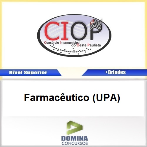 Apostila Concurso CIOP 2017 Farmacêutico UPA