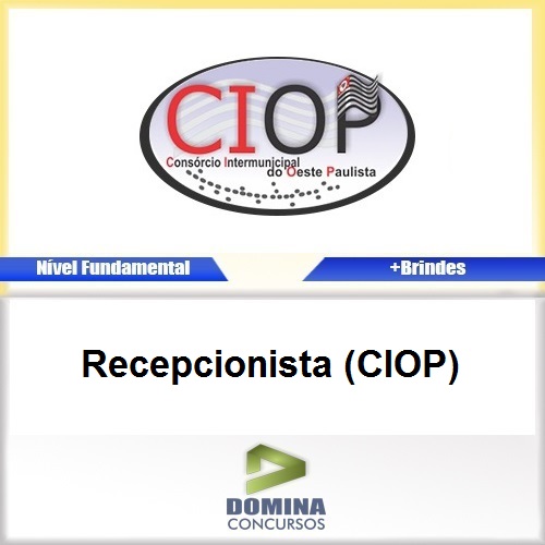 Apostila Concurso CIOP 2017 Recepcionista CIOP
