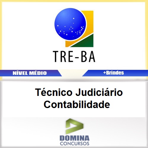 Apostila TRE BA 2017 Técnico Judiciário Contabilidade