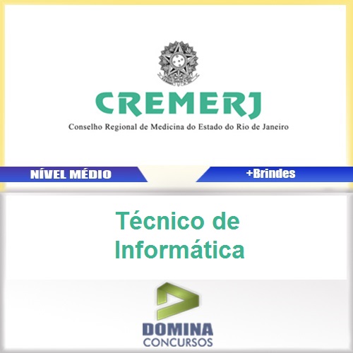 Apostila CREMERJ 2017 Técnico de Informática