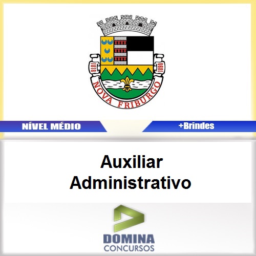 Apostila Nova Fraiburgo RJ 2017 Auxiliar Administrativo