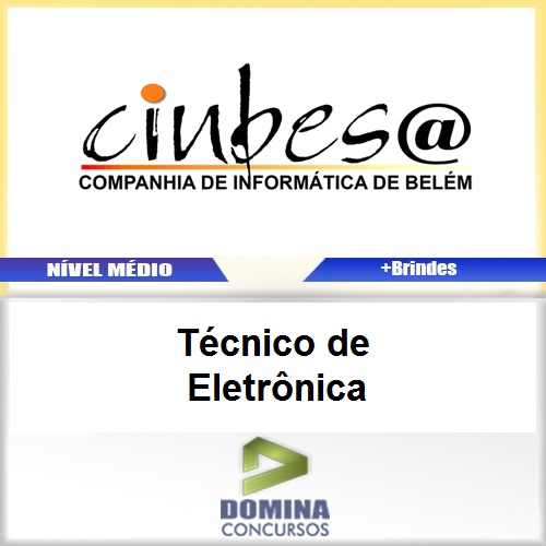Apostila Concurso CINBESA 2017 Técnico de Eletrônica