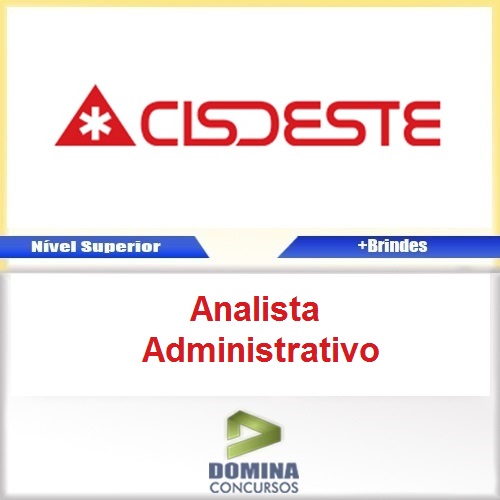 Apostila CISDESTE 2017 Analista Administrativo
