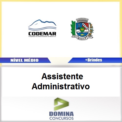 Apostila CODEMAR RJ 2017 Assistente Administrativo