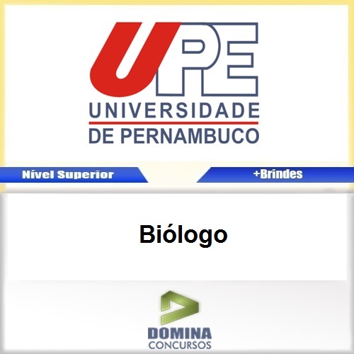 Apostila Concurso UPE 2017 Biólogo R$33,99