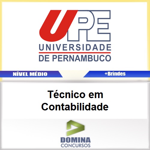 Apostila Concurso UPE 2017 Técnico em Contabilidade