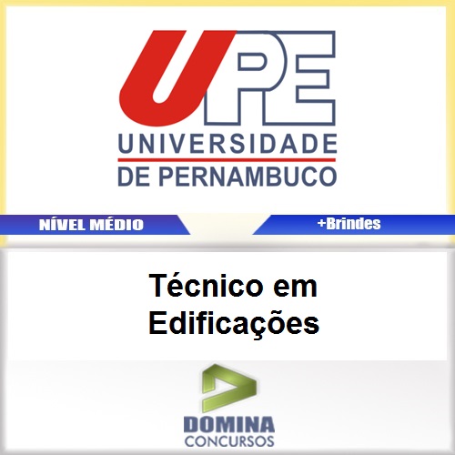 Apostila Concurso UPE 2017 Técnico em Edificações
