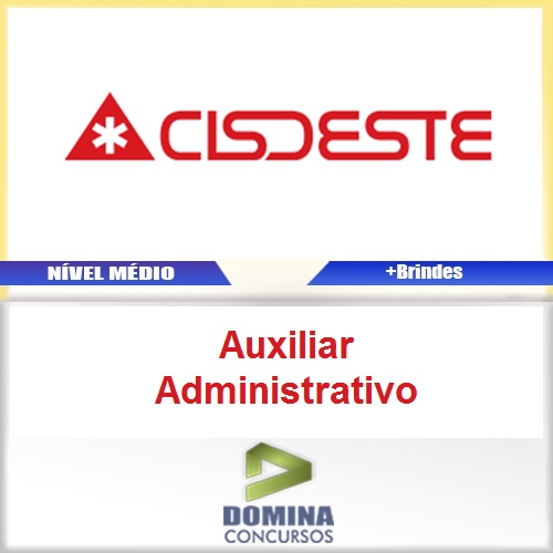 Apostila CISDESTE 2017 Auxiliar Administrativo PDF