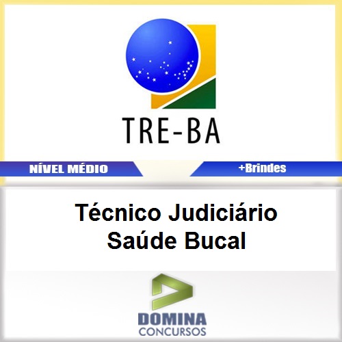 Apostila TRE BA 2017 Técnico Judiciário Saúde Bucal