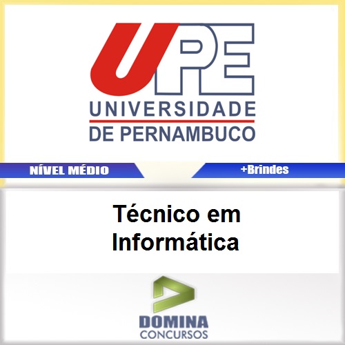 Apostila Concurso UPE 2017 Técnico em Informática