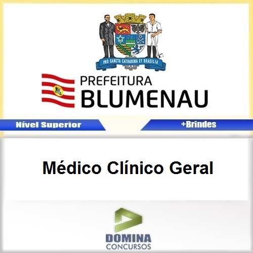 Apostila Blumenau SC 2017 Médico Clínico Geral