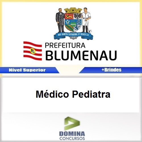 Apostila Blumenau SC 2017 Médico Pediatra