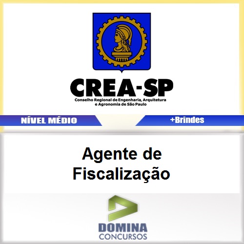 Apostila Concurso CREA SP 2017 Agente de Fiscalização