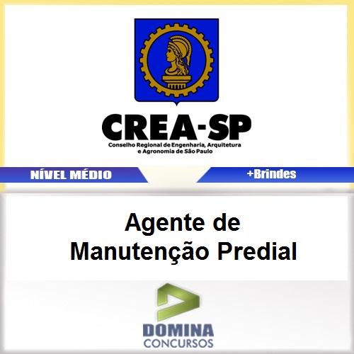 Apostila CREA SP 2017 Agente de Manutenção Predial