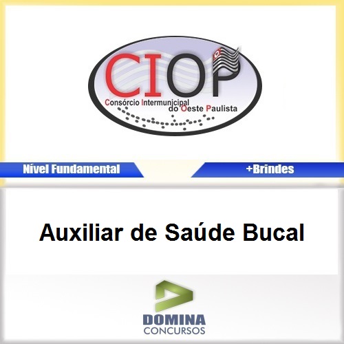 Apostila CIOP 2017 Auxiliar de Saúde Bucal